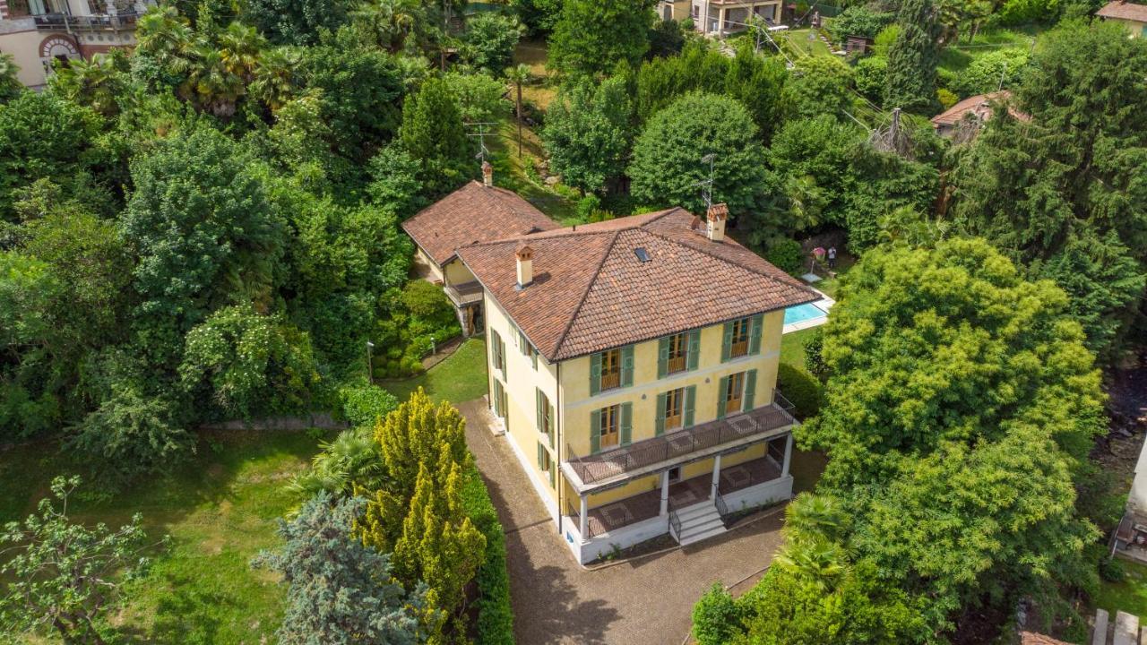 L'Ortensia Della Villa Isabella, Camera Con Vista Lago, Balcone Sul Parco E Bagno Esclusivo All'Esterno Della Camera Стреза Екстериор снимка