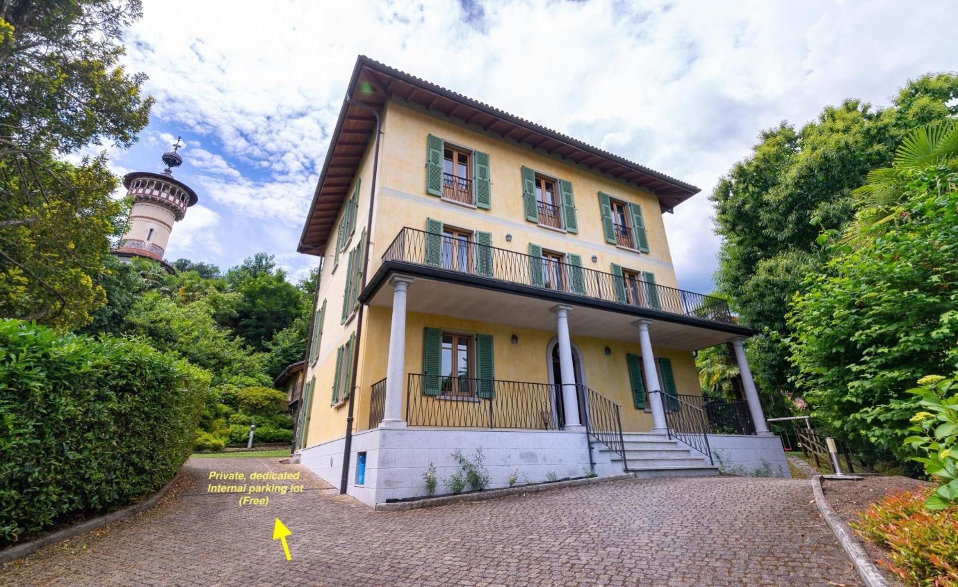 L'Ortensia Della Villa Isabella, Camera Con Vista Lago, Balcone Sul Parco E Bagno Esclusivo All'Esterno Della Camera Стреза Екстериор снимка