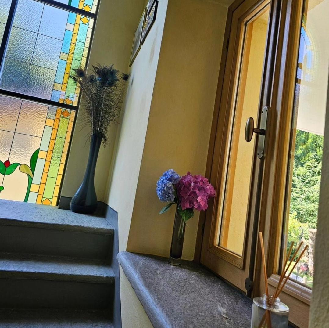 L'Ortensia Della Villa Isabella, Camera Con Vista Lago, Balcone Sul Parco E Bagno Esclusivo All'Esterno Della Camera Стреза Екстериор снимка